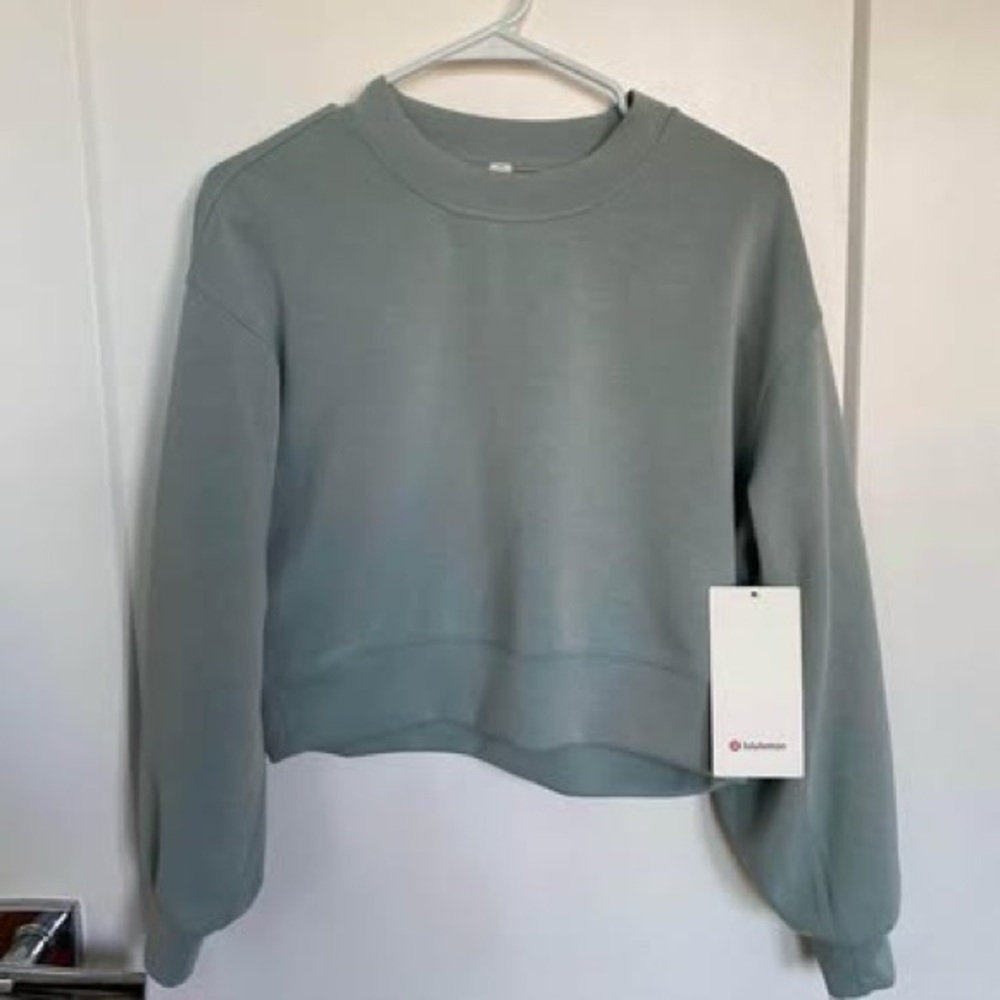 lululemon perfectly oversized cropped crew NWT
